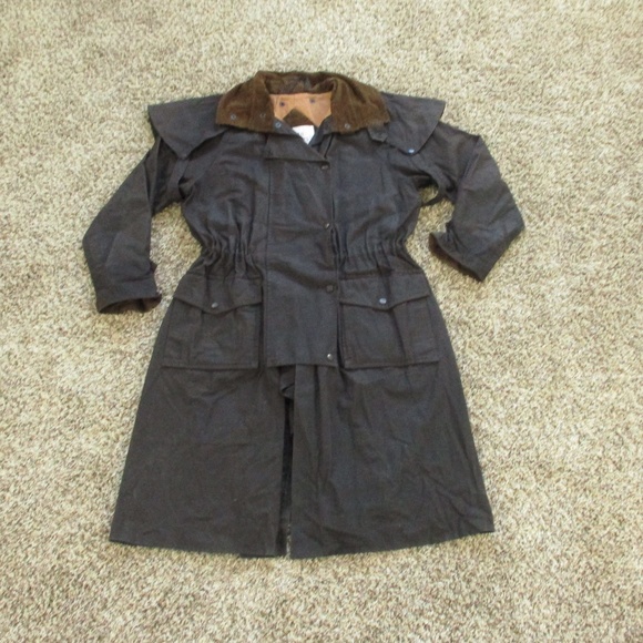 Trail Dusters Other - Trail Dusters Jacket Men's Large Brown Western Outerwear Outdoor Corduroy Collar